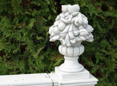 Säulen Statue Sockel Kopf Abdeckung Säule Antik Stil Garten Deko Statue